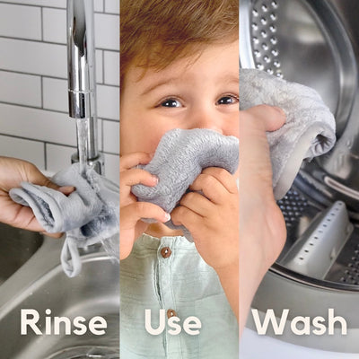 Mushi microfibre reuseable wet wipes machine washable